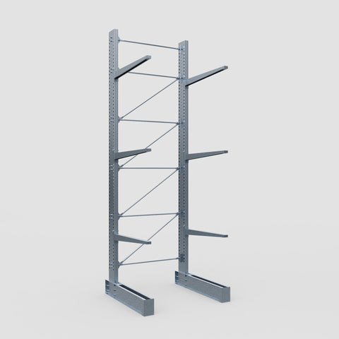 Cantilever Rack - Single Sided - Ultra Heavy Duty - Hot Dip Galvanized - Full Bay - Height 5791mm