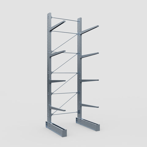 Cantilever Rack - Single Sided - Heavy Duty - Hot Dip Galvanized - Full Bay - Height 5791mm