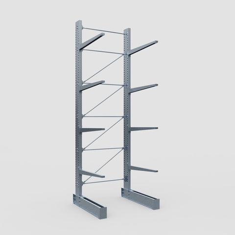 Cantilever Rack - Single Sided - Ultra Heavy Duty - Hot Dip Galvanized - Full Bay - Height 5791mm