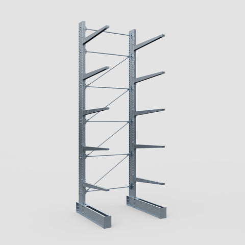 Cantilever Rack - Single Sided - Heavy Duty - Hot Dip Galvanized - Full Bay - Height 5791mm