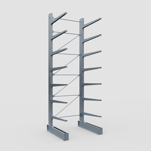 Cantilever Rack - Single Sided - Ultra Heavy Duty - Hot Dip Galvanized - Full Bay - Height 5791mm