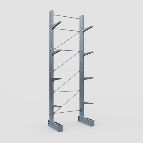 Cantilever Rack - Single Sided - Ultra Heavy Duty - Hot Dip Galvanized - Full Bay - Height 5791mm