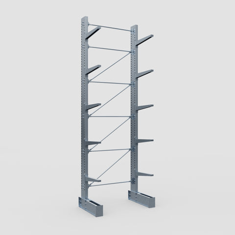 Cantilever Rack - Single Sided - Heavy Duty - Hot Dip Galvanized - Full Bay - Height 5791mm