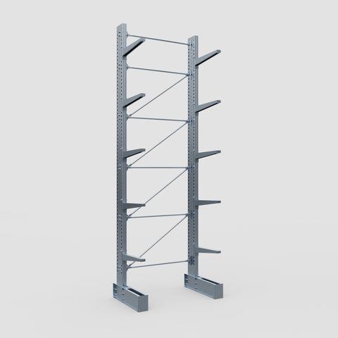 Cantilever Rack - Single Sided - Super Heavy Duty - Hot Dip Galvanized - Full Bay - Height 5791mm