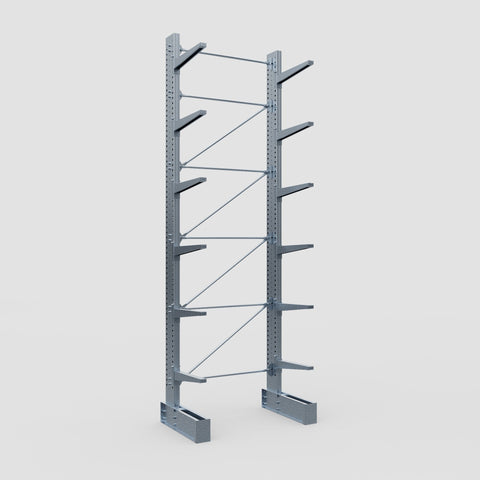 Cantilever Rack - Single Sided - Super Heavy Duty - Hot Dip Galvanized - Full Bay - Height 5791mm