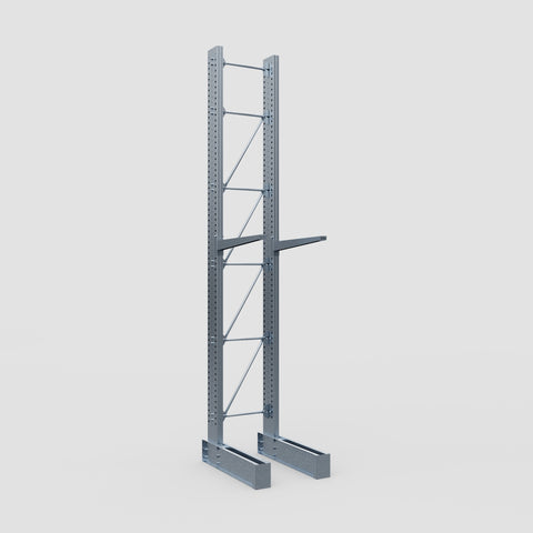 Cantilever Rack - Single Sided - Heavy Duty - Hot Dip Galvanized - Full Bay - Height 5791mm