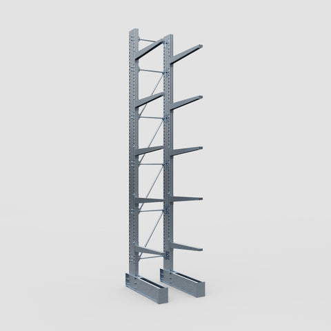 Cantilever Rack - Single Sided - Heavy Duty - Hot Dip Galvanized - Full Bay - Height 5791mm