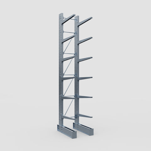 Cantilever Rack - Single Sided - Super Heavy Duty - Hot Dip Galvanized - Full Bay - Height 5791mm