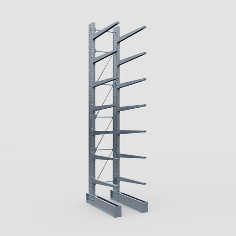 Cantilever Rack - Single Sided - Heavy Duty - Hot Dip Galvanized - Full Bay - Height 5791mm