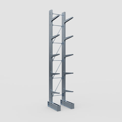 Cantilever Rack - Single Sided - Super Heavy Duty - Hot Dip Galvanized - Full Bay - Height 5791mm