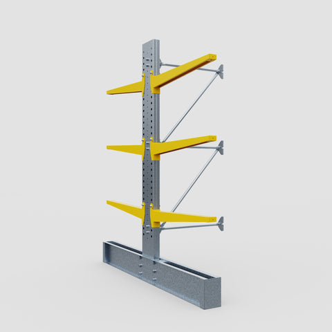 Cantilever Rack - Double Sided - Heavy Duty - Powder Coated - Add-On Bay - Height 3048mm