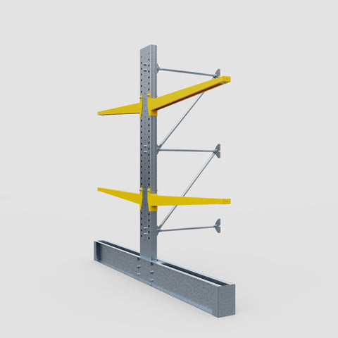 Cantilever Rack - Double Sided - Ultra Heavy Duty - Powder Coated - Add-On Bay - Height 4267mm