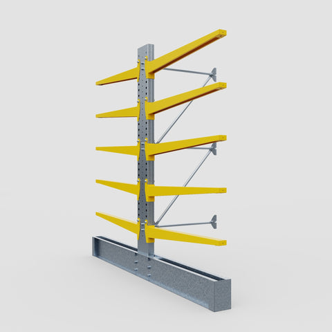 Cantilever Rack - Double Sided - Ultra Heavy Duty - Powder Coated - Add-On Bay - Height 4267mm