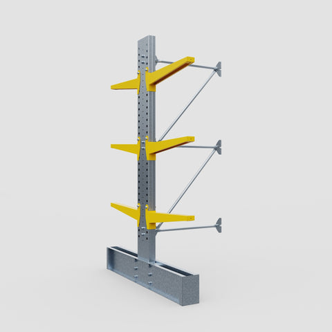 Cantilever Rack - Double Sided - Super Heavy Duty - Powder Coated - Add-On Bay - Height 4267mm