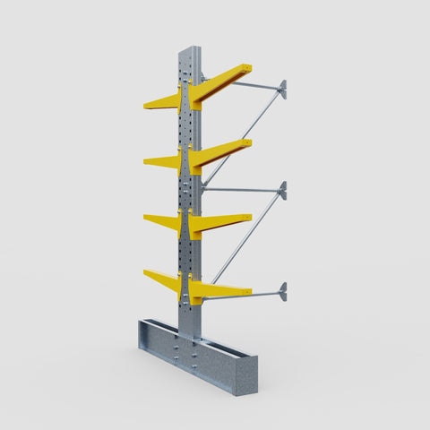 Cantilever Rack - Double Sided - Ultra Heavy Duty - Powder Coated - Add-On Bay - Height 4267mm