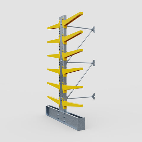 Cantilever Rack - Double Sided - Heavy Duty - Powder Coated - Add-On Bay - Height 3048mm