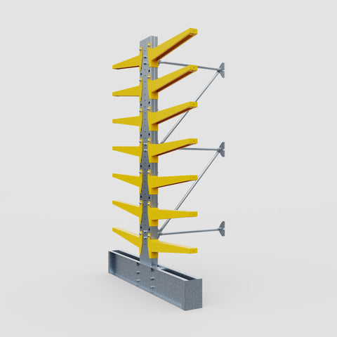 Cantilever Rack - Double Sided - Super Heavy Duty - Powder Coated - Add-On Bay - Height 4267mm