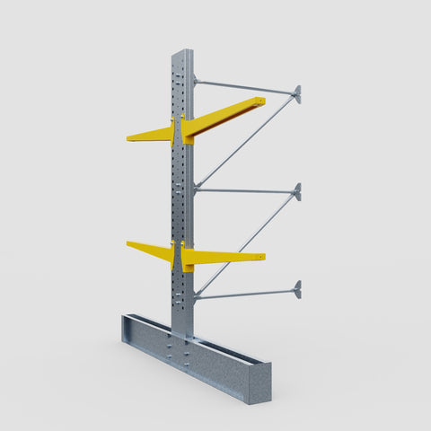 Cantilever Rack - Double Sided - Heavy Duty - Powder Coated - Add-On Bay - Height 3048mm