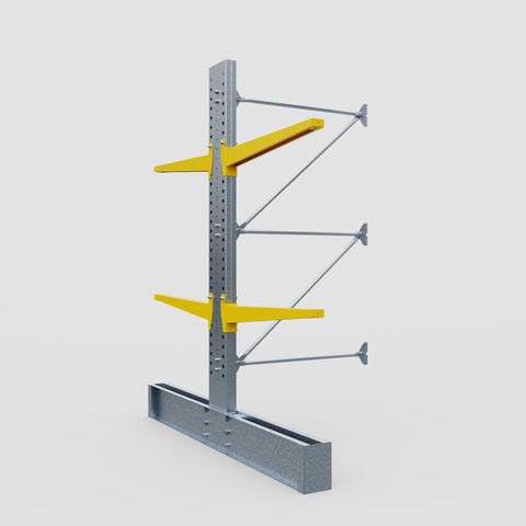 Cantilever Rack - Double Sided - Ultra Heavy Duty - Powder Coated - Add-On Bay - Height 4267mm
