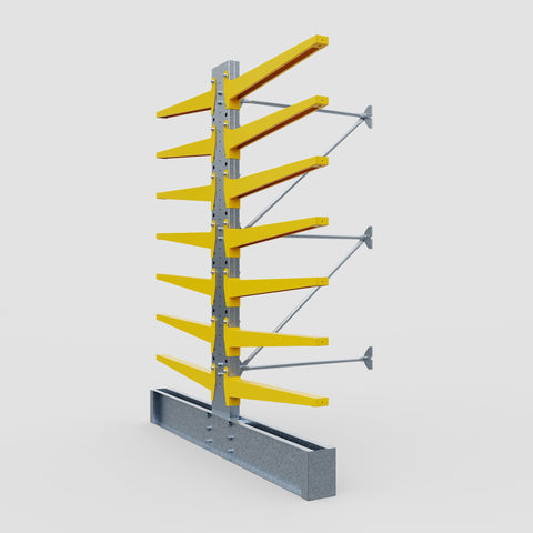 Cantilever Rack - Double Sided - Ultra Heavy Duty - Powder Coated - Add-On Bay - Height 4267mm