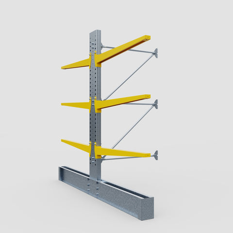 Cantilever Rack - Double Sided - Heavy Duty - Powder Coated - Add-On Bay - Height 3048mm