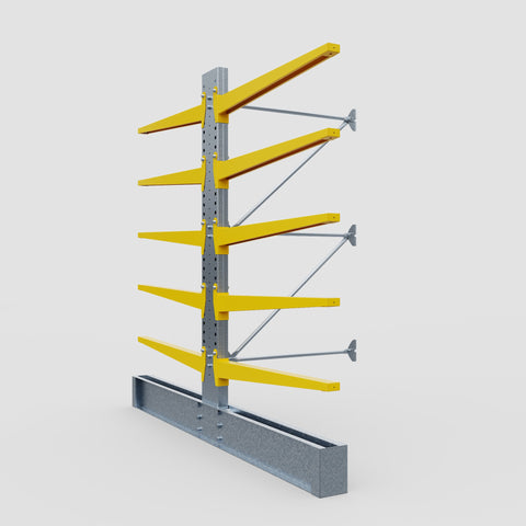 Cantilever Rack - Double Sided - Heavy Duty - Powder Coated - Add-On Bay - Height 3048mm