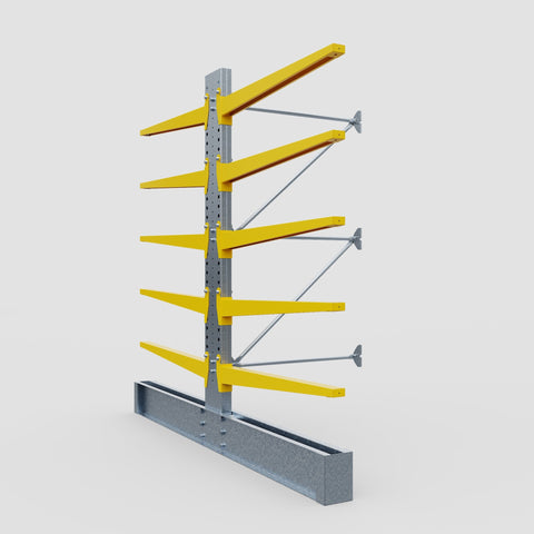 Cantilever Rack - Double Sided - Super Heavy Duty - Powder Coated - Add-On Bay - Height 4267mm