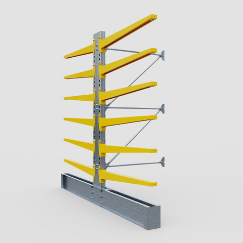 Cantilever Rack - Double Sided - Ultra Heavy Duty - Powder Coated - Add-On Bay - Height 4267mm