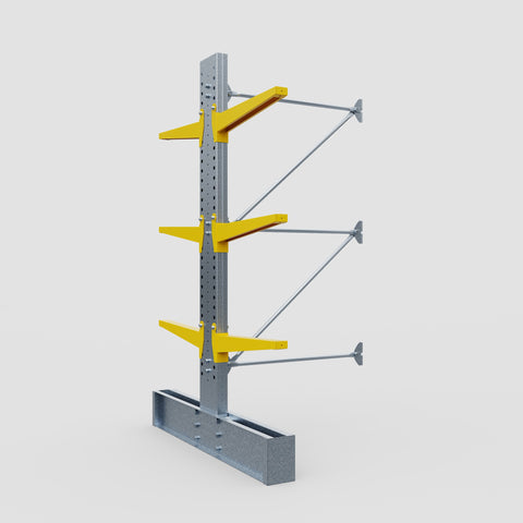 Cantilever Rack - Double Sided - Heavy Duty - Powder Coated - Add-On Bay - Height 3048mm