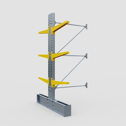 Cantilever Rack - Double Sided - Ultra Heavy Duty - Powder Coated - Add-On Bay - Height 4267mm