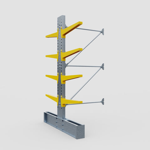 Cantilever Rack - Double Sided - Super Heavy Duty - Powder Coated - Add-On Bay - Height 4267mm