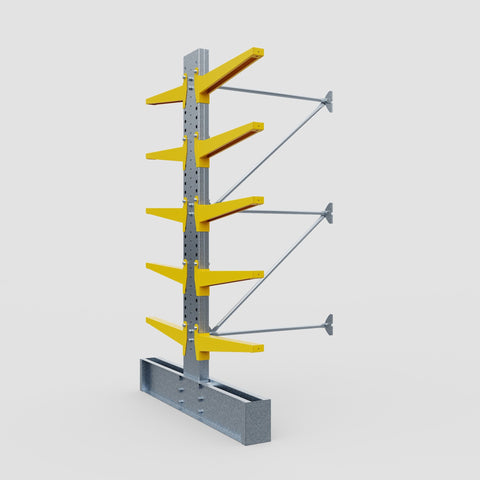 Cantilever Rack - Double Sided - Ultra Heavy Duty - Powder Coated - Add-On Bay - Height 4267mm