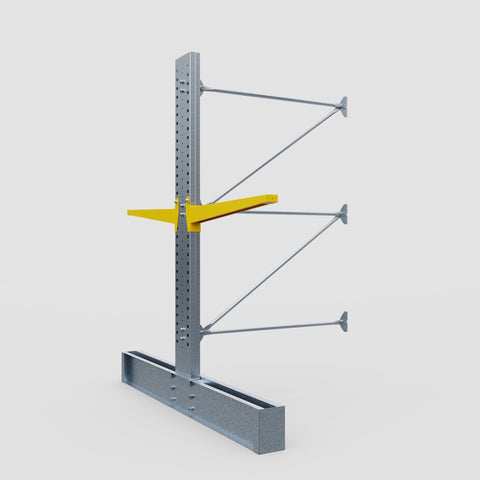Cantilever Rack - Double Sided - Super Heavy Duty - Powder Coated - Add-On Bay - Height 4267mm