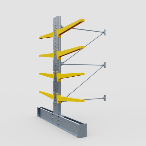 Cantilever Rack - Double Sided - Heavy Duty - Powder Coated - Add-On Bay - Height 3048mm