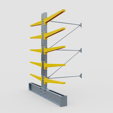 Cantilever Rack - Double Sided - Super Heavy Duty - Powder Coated - Add-On Bay - Height 4267mm