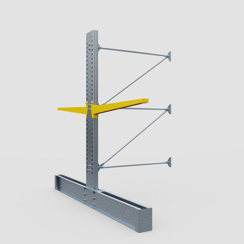 Cantilever Rack - Double Sided - Ultra Heavy Duty - Powder Coated - Add-On Bay - Height 4267mm