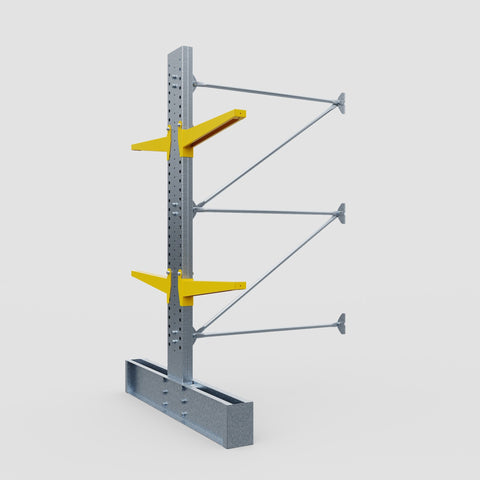Cantilever Rack - Double Sided - Super Heavy Duty - Powder Coated - Add-On Bay - Height 4267mm