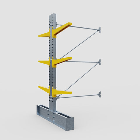 Cantilever Rack - Double Sided - Super Heavy Duty - Powder Coated - Add-On Bay - Height 4267mm