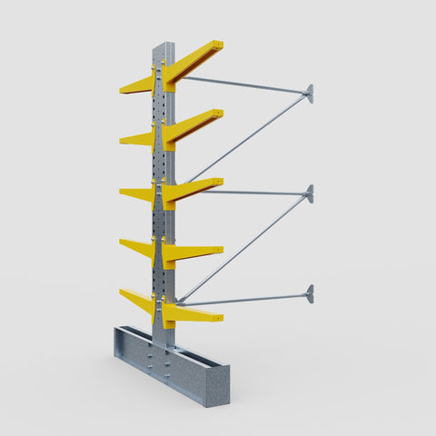 Cantilever Rack - Double Sided - Ultra Heavy Duty - Powder Coated - Add-On Bay - Height 4267mm