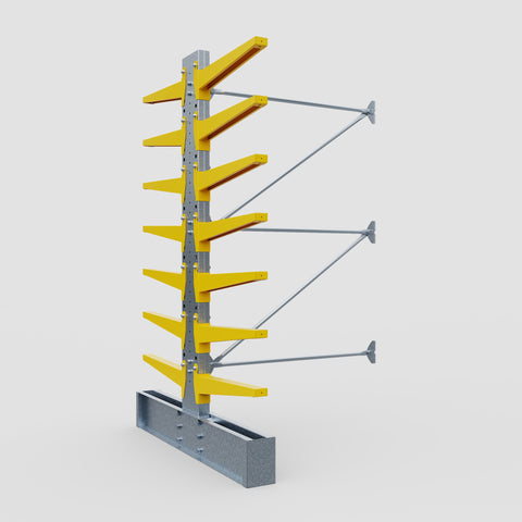 Cantilever Rack - Double Sided - Heavy Duty - Powder Coated - Add-On Bay - Height 3048mm