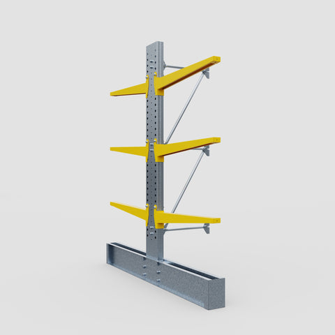 Cantilever Rack - Double Sided - Heavy Duty - Powder Coated - Add-On Bay - Height 3048mm