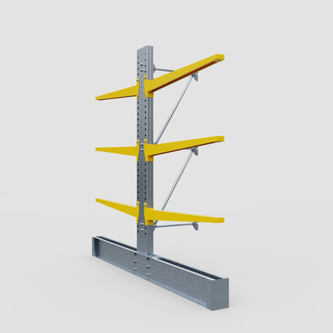 Cantilever Rack - Double Sided - Ultra Heavy Duty - Powder Coated - Add-On Bay - Height 4267mm