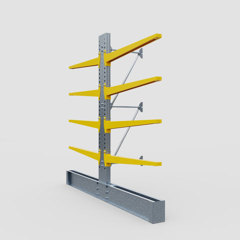 Cantilever Rack - Double Sided - Heavy Duty - Powder Coated - Add-On Bay - Height 3048mm