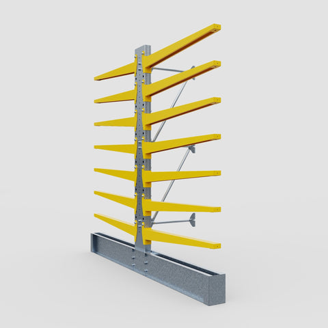 Cantilever Rack - Double Sided - Super Heavy Duty - Powder Coated - Add-On Bay - Height 4267mm