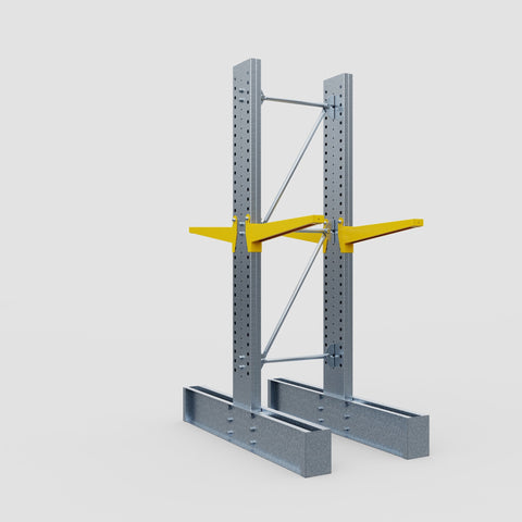 Cantilever Rack - Double Sided - Super Heavy Duty - Powder Coated - Add-On Bay - Height 4267mm