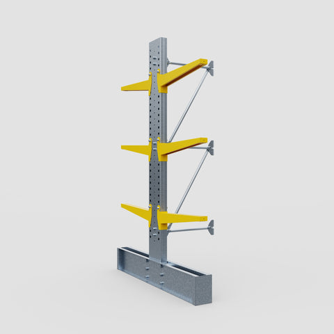 Cantilever Rack - Double Sided - Heavy Duty - Powder Coated - Add-On Bay - Height 3048mm