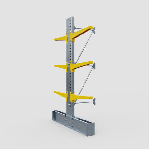 Cantilever Rack - Double Sided - Ultra Heavy Duty - Powder Coated - Add-On Bay - Height 4267mm