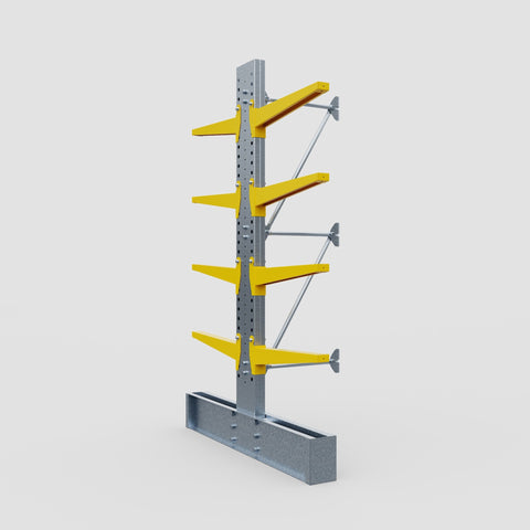 Cantilever Rack - Double Sided - Ultra Heavy Duty - Powder Coated - Add-On Bay - Height 4267mm