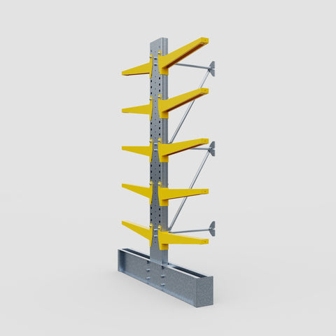 Cantilever Rack - Double Sided - Ultra Heavy Duty - Powder Coated - Add-On Bay - Height 4267mm
