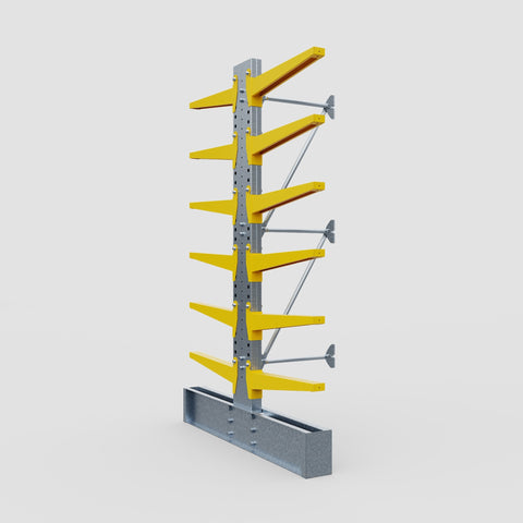 Cantilever Rack - Double Sided - Ultra Heavy Duty - Powder Coated - Add-On Bay - Height 4267mm